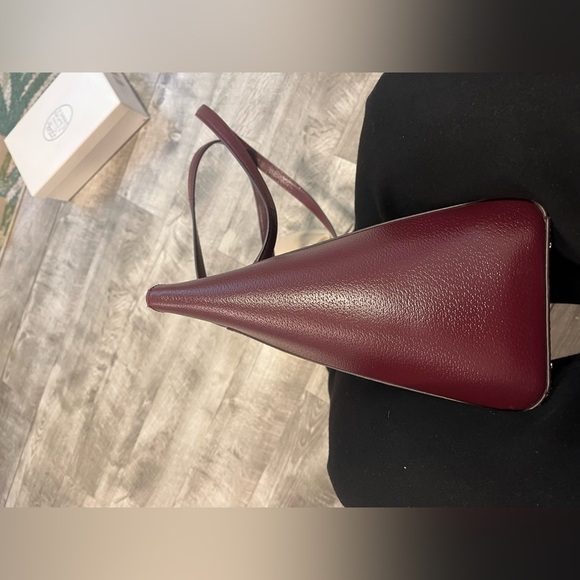 KATE SPADE Large Burgundy Leather Computer Bag - Picture 6 of 7
